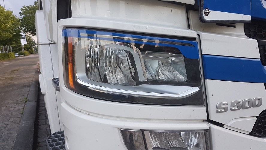 Scheinwerferblende, Böser Blick passend für Scania R